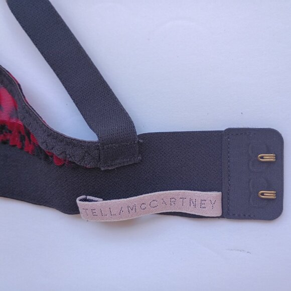 Stella McCartney Marguerite Poppy Red / Charcoal Mesh Bra 36 C NWT - Picture 4 of 6